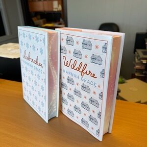 Hannah Grace Icebreaker and Wildfire Hardcover Sprayed Edges Books